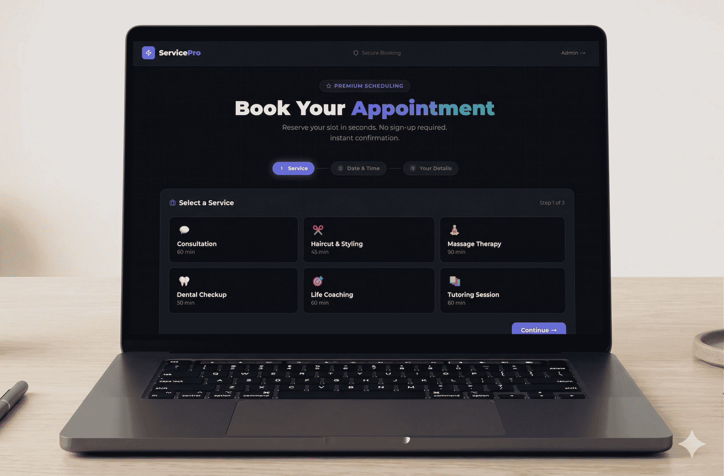 ServicePro Booking